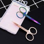 Colorful Metal Single Package Makeup Scissors