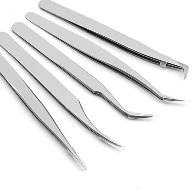 Stainless Steel Tweezers for Eyelash Extensions